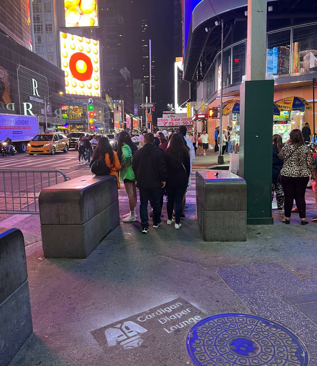 Sidewalk Guerrilla Marketing NYC